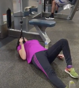 unilateral cable row